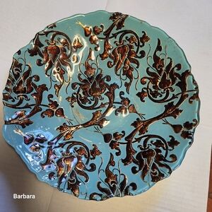 AKCAM Turkish Handmade Glass Art Bowl